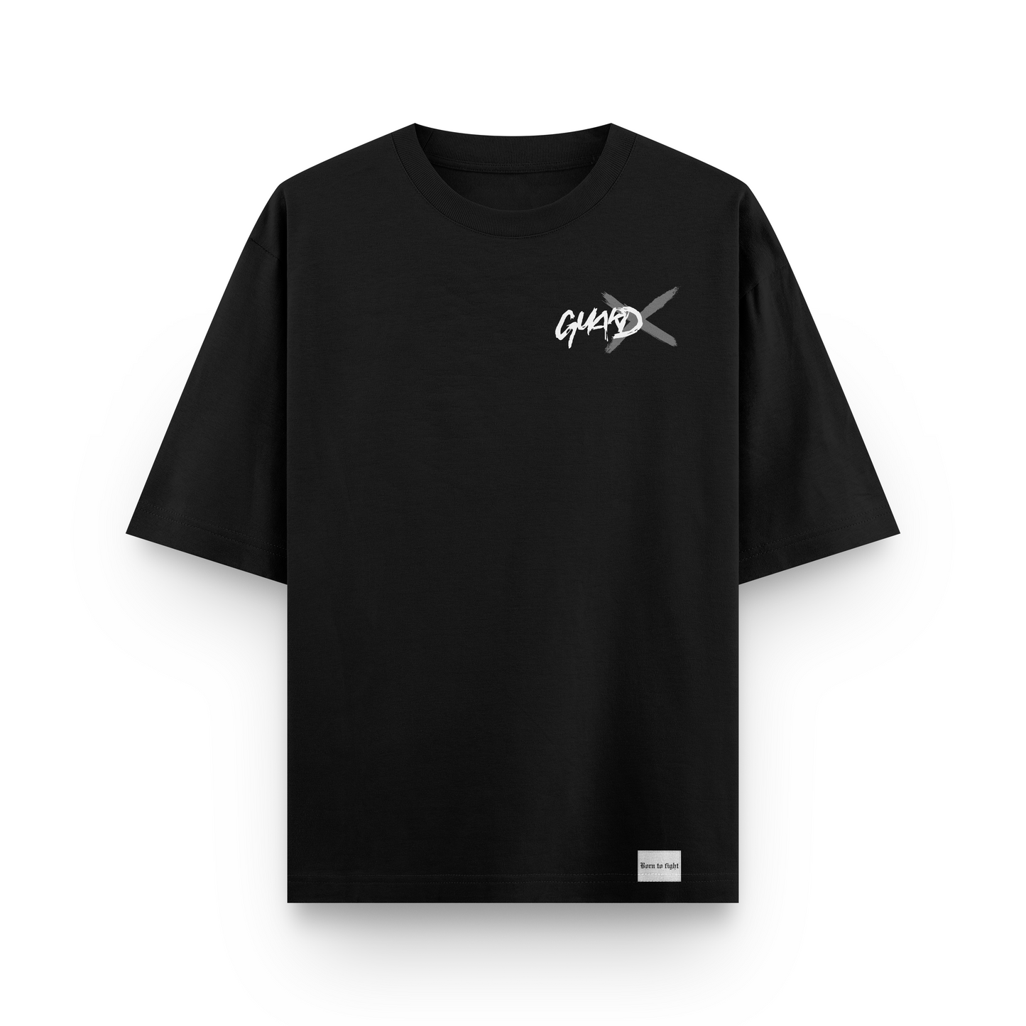 Streetwear BJJ T-shirt oversized front view, make a statement, BJJ and MMA