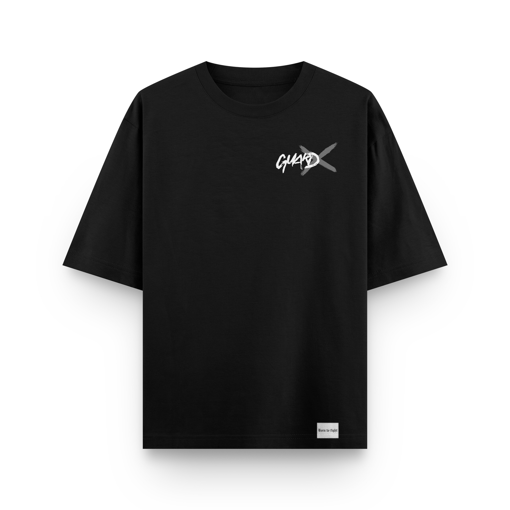 Streetwear BJJ T-shirt oversized front view, make a statement, BJJ and MMA