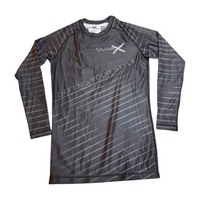 Elite-X Black Complete Set (Rashguard Long Sleeve + Short) - GuardxStore