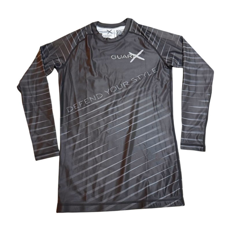 Elite-X Black Complete Set (Rashguard Long Sleeve + Short) - GuardxStore