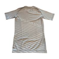 Elite-X Grey Rashguard - Short Sleeve - GuardxStore