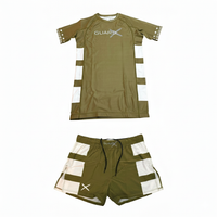 Greenstrike-X Complete Set (Rashguard Short Sleeve + Short) - GuardxStore