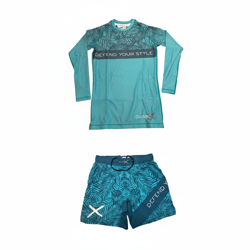 Oasis-X Complete Set (Rashguard Long Sleeve + Short) - GuardxStore