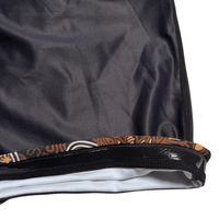 Close-up of silicone strip on Batik-X Inferno rashguard, anti-slip waistband for grappling and BJJ training