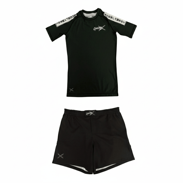 Warrior - X Complete Set (Rashguard Short Sleeve + Short) - GuardX | Premium Fight Gear