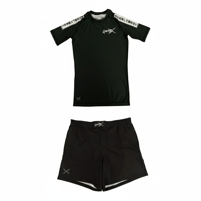 Warrior - X Complete Set (Rashguard Short Sleeve + Short) - GuardX | Premium Fight Gear