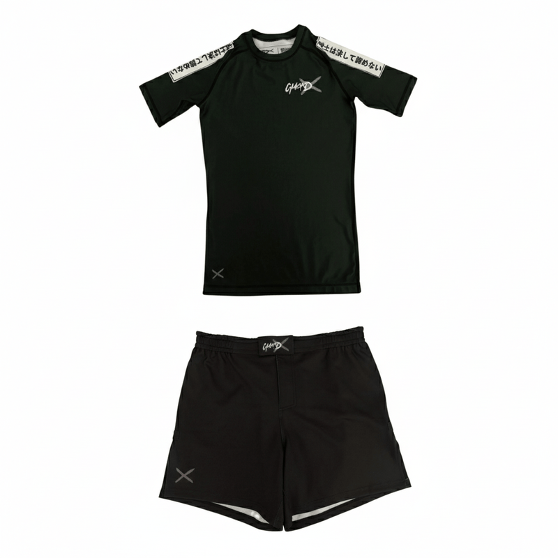 Warrior - X Complete Set (Rashguard Short Sleeve + Short) - GuardX | Premium Fight Gear