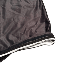 Close-up of Warrior-X rashguard silicone strip, anti-slip for secure fit during grappling